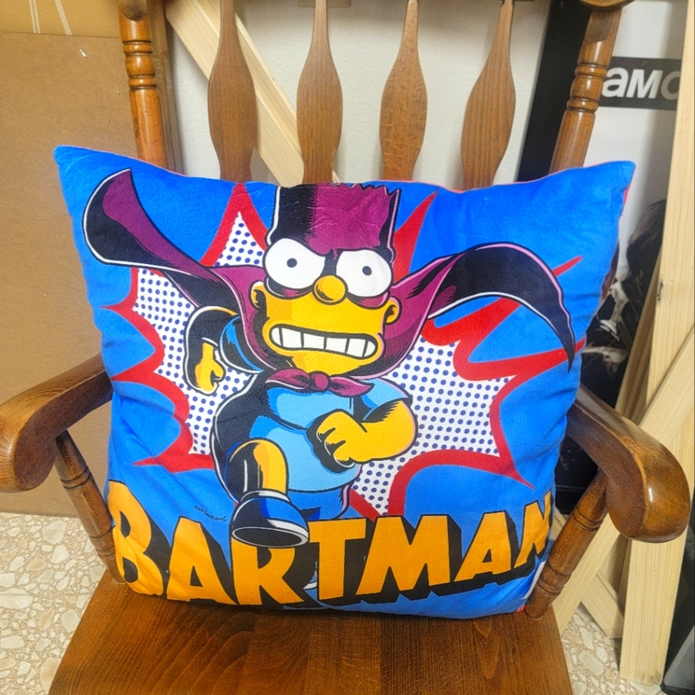 Giant "Bartman" Simpson's pillow